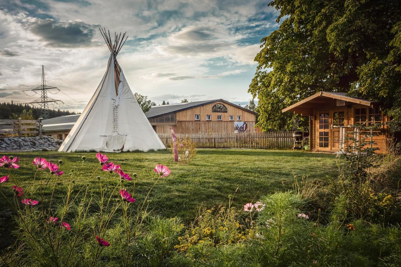 Ranchhouse Bubble - Westernstable - Horse Elterlein Dış mekan fotoğraf